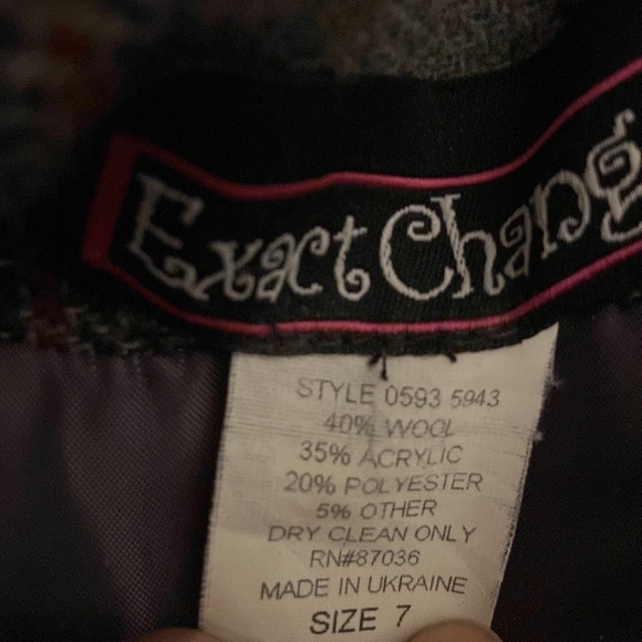 GUC wool poly blend mini plaid skirt. - Picture 5 of 5